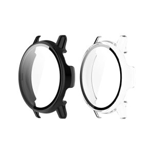 Garmin vivoactive 5 �P�[�X �J�o�[ PC�t���[�� �����K���X�t�B���� ��̉� �X�}�[�g�E�H�b�`�J�o�[ �E���ȒP �ϏՌ� ���h�~�y�� �[�d������� (�u���b�N�{����)