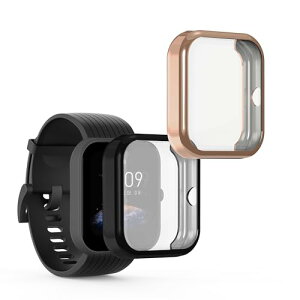 �y2�_����z Huami Amazfit Bip 3 / Bip 3 Pro�J�o�[ ���^ �y�� �L�Y�h�~ �P�[�X�t���J�o�[ �V���R�� �ϏՌ� �S�̕ی� ���F/�s���N�S�[���h
