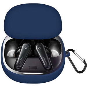 anker soundcore liberty 4 �P�[�X �J�o�[ anker soundcore liberty 4 �V���R�� �ی�J�o�[ �h�� �h�o �����h�~ �L�Y�h�~ �S�ʕی� �y�� �J���r�i�t�� (�u���[)