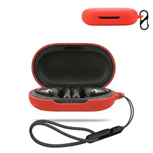 Anker Soundcore AeroFit �P�[�X �J�o�[ ���C�����X�C���z�� �V���R�� �ی�P�[�X (�J���r�i�t��+�X�g���b�v�t�� ) �����h�~ �L�Y�h�~ �ϏՌ� �����[�d�\ �h�� �h�o (���b�h)