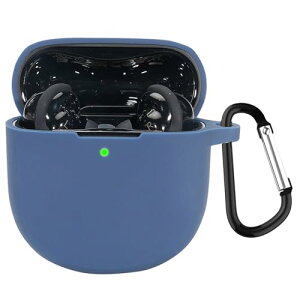 Bose QuietComfort Ultra Earbuds �P�[�X �J�o�[ QuietComfort Ultra Earbuds / Earbuds II �V���R�� �ی�J�o�[ �h�� �h�o �����h�~ �L�Y�h�~ �S�ʕی� �y�� �J���r�i�t�� (�u���[)