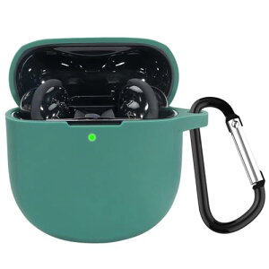 Bose QuietComfort Ultra Earbuds �P�[�X �J�o�[ QuietComfort Ultra Earbuds / Earbuds II �V���R�� �ی�J�o�[ �h�� �h�o �����h�~ �L�Y�h�~ �S�ʕی� �y�� �J���r�i�t�� (�O���[��)