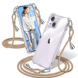 iPhone 14 Plus �P�[�X �N���A �V�����_�[ �ϏՌ� iPhone14Plus �X�}�z�P�[�X ���� �D��X�g���b�v�t�� ������ ��|�� �R�t�� �A�C�t�H��14Plus �J�o�[ ��|�� �V���O���V�����_�[���[�v �΂߂��� ����