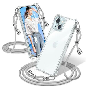 iPhone 15 Plus �P�[�X �N���A �V�����_�[ �ϏՌ� iPhone15Plus �X�}�z�P�[�X ���� �D��X�g���b�v�t�� ������ ��|�� �R�t�� �A�C�t�H��15Plus �J�o�[ ��|�� �V���O���V�����_�[���[�v �΂߂��� ����