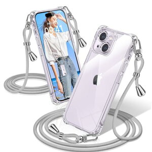 iPhone 14 Plus �P�[�X �N���A �V�����_�[ �ϏՌ� iPhone14Plus �X�}�z�P�[�X ���� �D��X�g���b�v�t�� ������ ��|�� �R�t�� �A�C�t�H��14Plus �J�o�[ ��|�� �V���O���V�����_�[���[�v �΂߂��� ����