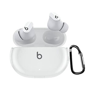 Beats Studio Buds �P�[�X �J�o�[ Beats Studio Buds + TPU�f�� �P�[�X �ی�J�o�[ �h�� �h�o �����h�~ �L�Y�h�~ �S�ʕی� �y�� �J���r�i�t�� (�N���A)
