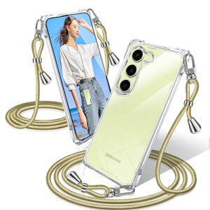 Galaxy S23 5G �P�[�X �N���A �V�����_�[ �ϏՌ� �M�����N�V�[S23 �X�}�z�P�[�X SC-51D SCG19 �J�o�[ ���� �D��X�g���b�v�t�� ������ ��|�� �R�t�� ��|�� �V���O���V�����_�[���[�v �΂߂��� ����