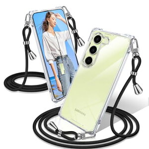 Galaxy S23 5G �P�[�X �N���A �V�����_�[ �ϏՌ� �M�����N�V�[S23 �X�}�z�P�[�X SC-51D SCG19 �J�o�[ ���� �D��X�g���b�v�t�� ������ ��|�� �R�t�� ��|�� �V���O���V�����_�[���[�v �΂߂��� ����
