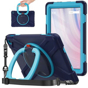 Fire HD 10 ��13���� �P�[�X �c�u�� ���|�� ���F ���C���{�[ �ϏՌ� Fire HD 10 & 10 Plus 2023 ��13���� ��p�ی�J�o�[ �V�����_�[�X�g���b�v 360°��] �L�b�Y ���킢�� �ď�v �q�� �A�E�g�h�A �����O 