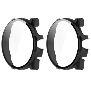 Ticwatch Pro 5 �P�[�X �J�o�[ �X�N���b�`�h�~ �����^ PC�P�[�X �{ HD�A���`�u���X�g�K���X�t�B���� ��̌^ �ی�P�[�X Ticwatch Pro 5�ƌ݊��� �J�o�[ �S�ʕی� �h�� �ϏՌ� ���ϋv�v (�u���b�N+�u��