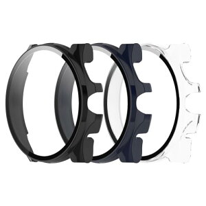 Ticwatch Pro 5 �P�[�X �J�o�[ �X�N���b�`�h�~ �����^ PC�P�[�X �{ HD�A���`�u���X�g�K���X�t�B���� ��̌^ �ی�P�[�X Ticwatch Pro 5�ƌ݊��� �J�o�[ �S�ʕی� �h�� �ϏՌ� ���ϋv (�u���b�N+���n�u