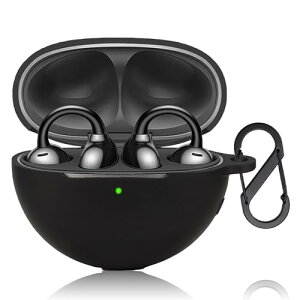 HUAWEI FreeClip �C���z���P�[�X �J�o�[ �V���R�� �_�炩�� �L�Y�h�~ �y�� �ϏՌ� �J���r�i�t�� �����[�d�\ �����h�~ �h�o huawei freeclip �p �ی�J�o�[ (�u���b�N)