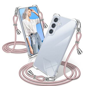 Galaxy S24 5G �P�[�X �N���A �V�����_�[ �ϏՌ� �M�����N�V�[S24 �X�}�z�P�[�X SC-51E / SCG25 �J�o�[ ���� �D��X�g���b�v�t�� ������ ��|�� �R�t�� ��|�� �V���O���V�����_�[���[�v �΂߂��� ��