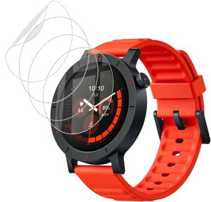 �y4���Z�b�g�z CMF by Nothing Watch 3 Pro �ی�t�B���� 1.43�C���`�����ߗ� �����x�^�b�` �w��h�~ �C�A�h�~ ��U�h�~ ���˒ጸ �����ȒP CMF by Nothing Watch 3 Pro �t�B���� TPU��