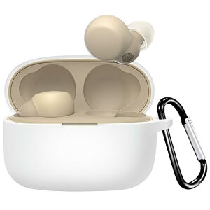 LinkBuds S WF-LS900N �P�[�X �V���R�� �ی�J�o�[ �h�� �h�o �ϏՌ� ���������܂� �[�d�\ �J���r�i�t�� �\�j�[ linkbuds s wf-ls900n �P�[�X (�z���C�g)