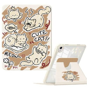 iPad Air 11�C���` M2 2024 / iPad Air ��5���� ��4���� �P�[�X 360�x��]�� ���� �y�����[ �嗝�Ε� ���� �c�u���J�o�[ �y���z���_�[�t�� iPad Air6 Air5 Air4 �J�o�[ ���� �}�[�u���� ���� �l�C �y�� ���^ 