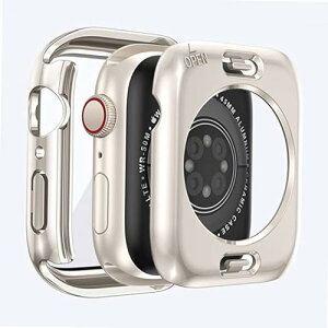 Apple Watch �P�[�X 40mm Series SE3 / SE2 / SE / 6 / 5 / 4 �A�b�v���E�H�b�` �J�o�[ PC�f�� �h�� �O��̕ی� Apple Watch �J�o�[ �S�ʕی� ��d�\�� �A�b�v���E�H�b�` �P�[�X ���ϋv �����ߗ� �����ȒP (40mm,�X