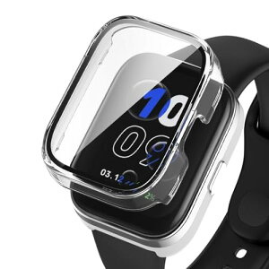 Amazfit Bip 5 Unity �P�[�X �����K���X�t�B���� �ی� �J�o�[ �d���|��PC�f�� ��̉� �ϏՌ� ���h�~ �ϐF�h�~ �S�ʃJ�o�[ �S�ʕی� �X�}�[�g�E�H�b�` Amazfit Bip 5 Unity (�N���A)