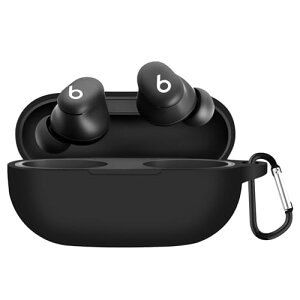 beats solo buds �P�[�X ���ɔ� �V���R�� LED�� �ϏՌ� �h�� �h�o �y�ʃf�U�C�� ���C�����X�[�d �L�Y�h�~ �����h�~ �V���v���X���� �J���r�i�t�� (�u���b�N)