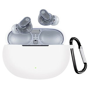 Beats Studio Buds �P�[�X �J�o�[ Beats Studio Buds + �V���R�� �ی�J�o�[ �h�� �h�o �����h�~ �L�Y�h�~ �S�ʕی� �y�� �J���r�i�t�� (�z���C�g)