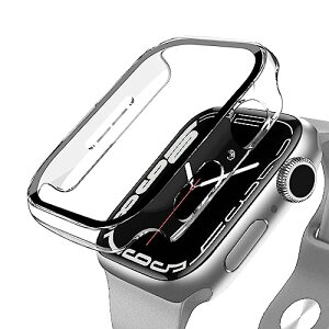 Apple Watch Series SE3 / SE2 / SE / 6 / 5 / 4 40mm �P�[�X PC�f�� �K���X�t�B���� ��̌^ Apple Watch �J�o�[ �ϏՌ� �A�b�v���E�H�b�` �P�[�X �S�ʕی� �����ȒP ���ϋv �����ߗ� 40mm �N���A