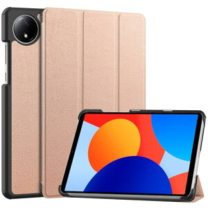 Xiaomi Redmi Pad SE 4G 8.7�C���` �P�[�X �X�^���h�@�\�t�� �J���O�ܔ��^�X�^���h�P�[�X Xiaomi Redmi Pad SE 4G 8.7 �J�o�[ (���[�Y�S�[���h)