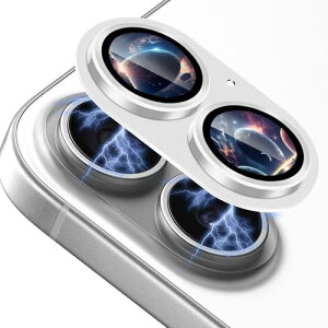 iPhone 16 / 16 Plus �J�����t�B���� �J���� �����Y �ی�J�o�[ �A�C�t�H��16 / 16plus �p �����Y�ی�t�B���� �A���~���� �σX�N���b�` �ϏՌ� �J�����J�o�[ (�V���o�[)