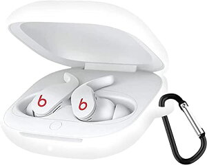 Beats Fit Pro �P�[�X �J�o�[ Beats Fit Pro �V���R�� �ی�P�[�X �ی�J�o�[ �����h�~ �L�Y�h�~ �ϏՌ� �y�� ���������܂� �[�d�\ �h���h�o �J���r�i�t�� (�z���C�g)