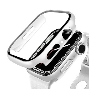 �A�b�v���E�H�b�` �J�o�[ Series 11 / 10 Apple Watch �P�[�X PC�f�� �K���X�t�B���� ��̌^ Apple Watch �J�o�[ �ϏՌ� �A�b�v���E�H�b�` �P�[�X �S�ʕی� �����ȒP ���ϋv �����ߗ� 46mm �z���C�g