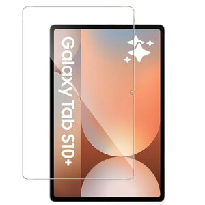 Galaxy Tab S10 Plus �t�B���� Galaxy Tab S10+ / S9+ / S9 FE+ / S8+ / S7 FE / Tab S7 Plus 12.4�h�t���ی� �����K���X �t�B���� �d�x9H / �����ߗ� / �ϏՌ� / �h�o / ��U�h�~ / �w��h�~ / ��ʑN�₩������ �K���X�t