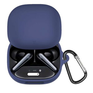 Anker Soundcore Liberty 4 Pro �P�[�X ���ɔ� �V���R�� LED�� �ϏՌ� �h�� �h�o �y�ʃf�U�C�� ���C�����X�[�d �L�Y�h�~ �����h�~ �V���v���X���� �J���r�i�t�� (�u���[)