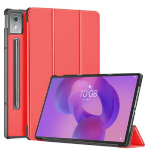 Lenovo Idea Tab Pro 12.7�C���` �P�[�X �^�u���b�g�J�o�[ �ی�P�[�X �X�^���h�@�\�t�� ���^ ���y�� �S�ʕی� ����PU �X�N���b�`�΍� ���U�[ �ω��� �ϋv�� Lenovo Idea Tab Pro [���b�h]