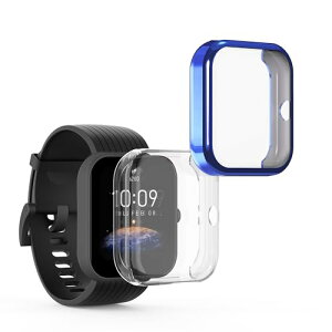 �y2�_����z Huami Amazfit Bip 3 / Bip 3 Pro�J�o�[ ���^ �y�� �L�Y�h�~ �P�[�X�t���J�o�[ �V���R�� �ϏՌ� �S�̕ی� ����/���F