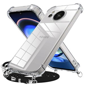 AQUOS sense7 �P�[�X �N���A �V�����_�[ �X�g���b�v �O���f�[�V�����J�o�[ �R�t�� ���|�� �΂߂��� SH-53C SHG10�J�o�[ �ϏՌ� TPU �G�A�N�b�V���� ���߉\�� �S���� ���^ �y�� �l�b�N�X�g���b�v ��