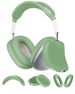 AirPods Max �P�[�X�J�o�[ AirPods Max �V���R�� �P�[�X�J�o�[�L�b�g [�C���[�J�b�v�J�o�[+�C���[�p�b�h�J�o�[+�w�b�h�o���h�J�o�[] AirPods Max �w�b�h�t�H�� ���h�~ �w��h�~ ����h�~ �\�t�g �G�A�|