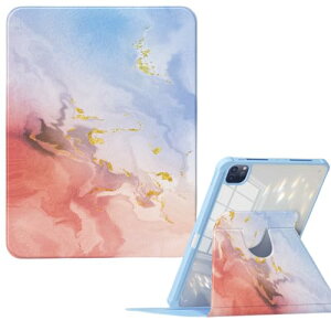 iPad Air 11�C���` M2 2024 / iPad Air ��5���� ��4���� �P�[�X 360�x��]�� ���� �y�����[ �嗝�Ε� ���� �c�u���J�o�[ �y���z���_�[�t�� iPad Air6 Air5 Air4 �J�o�[ ���� �}�[�u���� ���� �l�C �y�� ���^ 