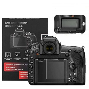 Nikon D850 �ی�t�B���� �K���X�t�B���� �t���ی� �t�����j�^�[�p�K���X�v���e�N�^�[�ƕ\���o�l���p�����\�ی�t�C�����Z�b�g 2�Z�b�g