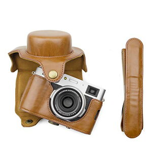 FUJIFIFILM X100V �P�[�X X100V �J�����P�[�X �V�����_�[�X�g���b�v�t�� �ی�P�[�X ���[�P�[�X �����^�� �ی�J�o�[ �ϏՌ� �ی� �L�Y�h�~ ���[ �L�������O�P�[�X ��֕i �ЊO�i (�u���E��)