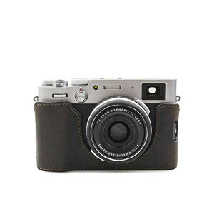 �x�m�t�C���� FUJIFILM X100V �P�[�X X100V �J�����P�[�X �n�[�t�P�[�X �{�v ���U�[ �o�b�e���[�����ł� �O�r�l�W�� (CF)