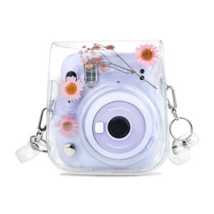 �`�F�L mini 12 �P�[�X �Ή� Fujifilm instax mini8 mini8+ mini9 mini11 mini40 �P�[�X �V�����_�[�X�g���b�v�t�� PVC �ی�P�[�X ���[�P�[�X �����^�� �ی�J�o�[ �ϏՌ� �ی� �L�Y�h�~ ���[ �L�������O�P�[