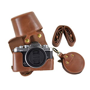 Nikon�~���[���X ���J���� Zfc �P�[�X 28mm / 16-50mm�����Y �J�����P�[�X �X�g���b�v�t�� �J�����ی�P�[�X �o�b�e���[������ �O�r�l�W���t�� PU���U�[ (�R�[�q�[)