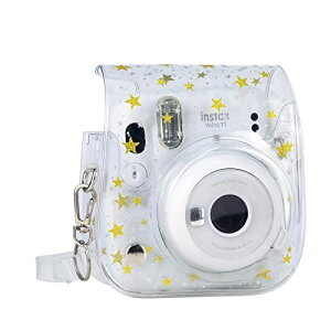�`�F�L mini 12 �P�[�X �Ή� instax MINI8 mini8+ mini9 mini11 mini40 �P�[�X �J�����P�[�X �`�F�L �ی�o�b�O �V�����_�[�X�g���b�v�t�� PVC (���F����)