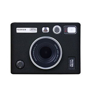 instax mini evo �J�����P�[�X �P�[�X �`�F�L �����h�~ �V���R�� �y�� �A�E�g�h�A�B�e ��p�P�[�X (�u���b�N)