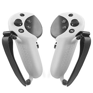 Meta Quest pro �R���g���[���[ �J�o�[ �V���R�� �P�[�X �[�d�֗� �����h�~ ����~�� �ϏՌ� ���h�~ (�z���C�g)