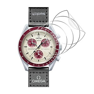 Omega x Swatch Bioceramic Moonswatch �ی�t�B���� �X�N���[���ی� �t�B���� �V�f�U�C�� ���^ TPU �S�ʕی� �ώw�� ������ �����ߗ� Omega x Swatch Bioceramic Moonswatch �ی�t�B�����J�o�[ (4������)