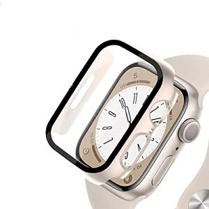 Apple Watch 40mm �P�[�X Series Ultra / SE2 / SE / 8 / 7 / 6 / 5 / 4 40mm �A�b�v���E�H�b�` �ی�J�o�[ �K���X�t�B���� ��d�\�� ��̌^ PC�f�� �S�ʕی� �����ȒP �����ߗ� ���ϋv �w��h�~ ���h�~ �ی�P�[