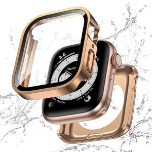 �y�t���J�o�[�ی�z �A�b�v���E�H�b�` �h�� �J�o�[ Apple Watch SE Series 6 5 4 44mm �P�[�X 2 in 1 �O��̕ی� ��d�\�� �ϏՌ� iWatch ��̌^ �P�[�X 44mm ���[�Y�S�[���h