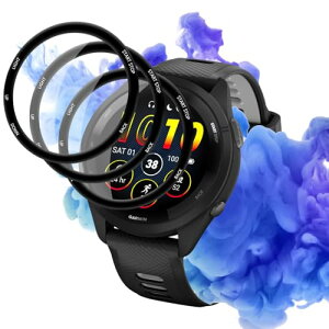 �y�����Ղ�3���z garmin 265 / garmin 265 Music �t�B���� �K�[�~�� Forerunner 265 / �K�[�~�� Forerunner 265 Music �ی�t�B���� �_���TPU�� �Y�f�@�� 3D�Ȗ� �J�o�[ �w��h�~ �����z�� �C�A�[�� �\��t���ȒP g