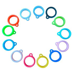 【大盛りセット】 アンブレラマーカー 傘 目印 シリコン製 マルチカラー 傘の目印アクセサリー