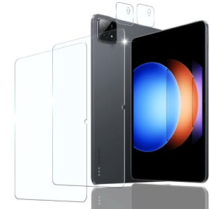 �y2+2���Z�b�g�z Xiaomi Pad 6s Pro �^�u���b�g �K���X�t�B���� �w��F�� 12.4�C���` �t�B���� �J�����ی�t�B����9H�d�x �S�ʕی� ���E���h�G�b�W���H �p �V���I�~ Pad6S Pro �����K���X�t�B���� �ی�